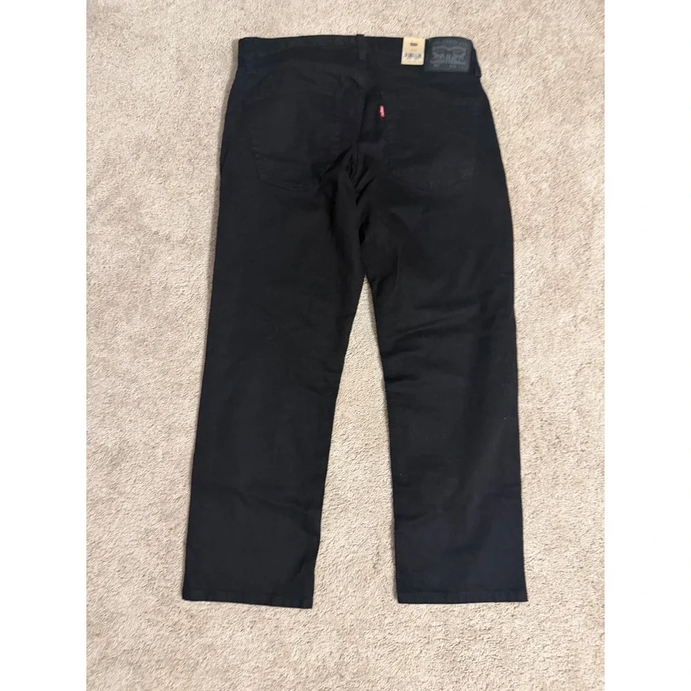 Levis 559 Mens Relaxed Straight Stretch Jeans Black 36x30 NWT 005590239